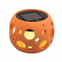 Terracotta Solar Ceramic With Circles