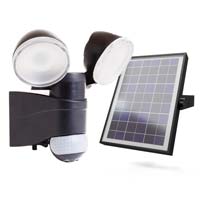 Shield Twin Solar PIR Light